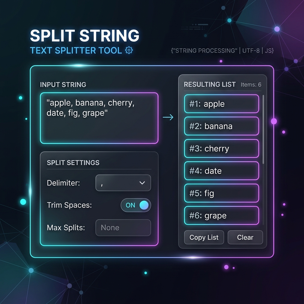 ZeeroGPT Split a String Online Interface