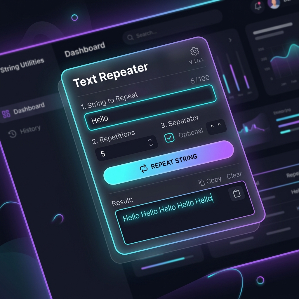ZeeroGPT Repeat a String Online Interface